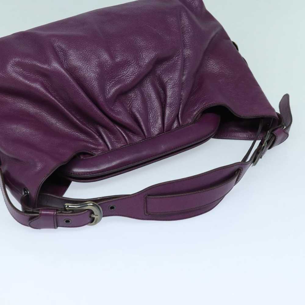 Fendi FENDI Shoulder Bag Leather Purple Auth 87215 - image 6