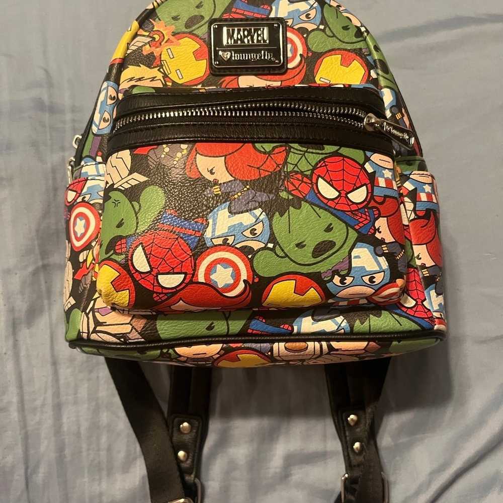 Loungefly Marvel Chibi Avengers Backpack Bag - image 1