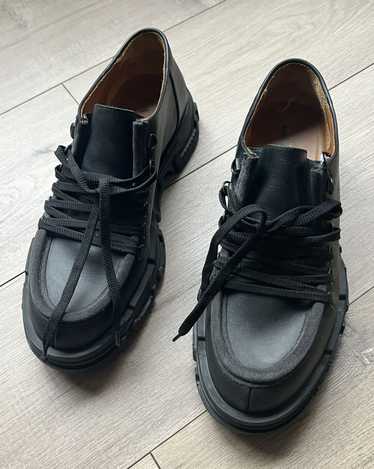 Lanvin Lanvin Rare Black Low Top Leather Runway B… - image 1