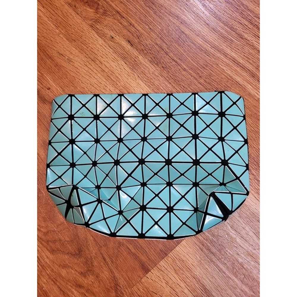 BAO BAO ISSEY MIYAKE Panel clutch bag ladies Teal… - image 3