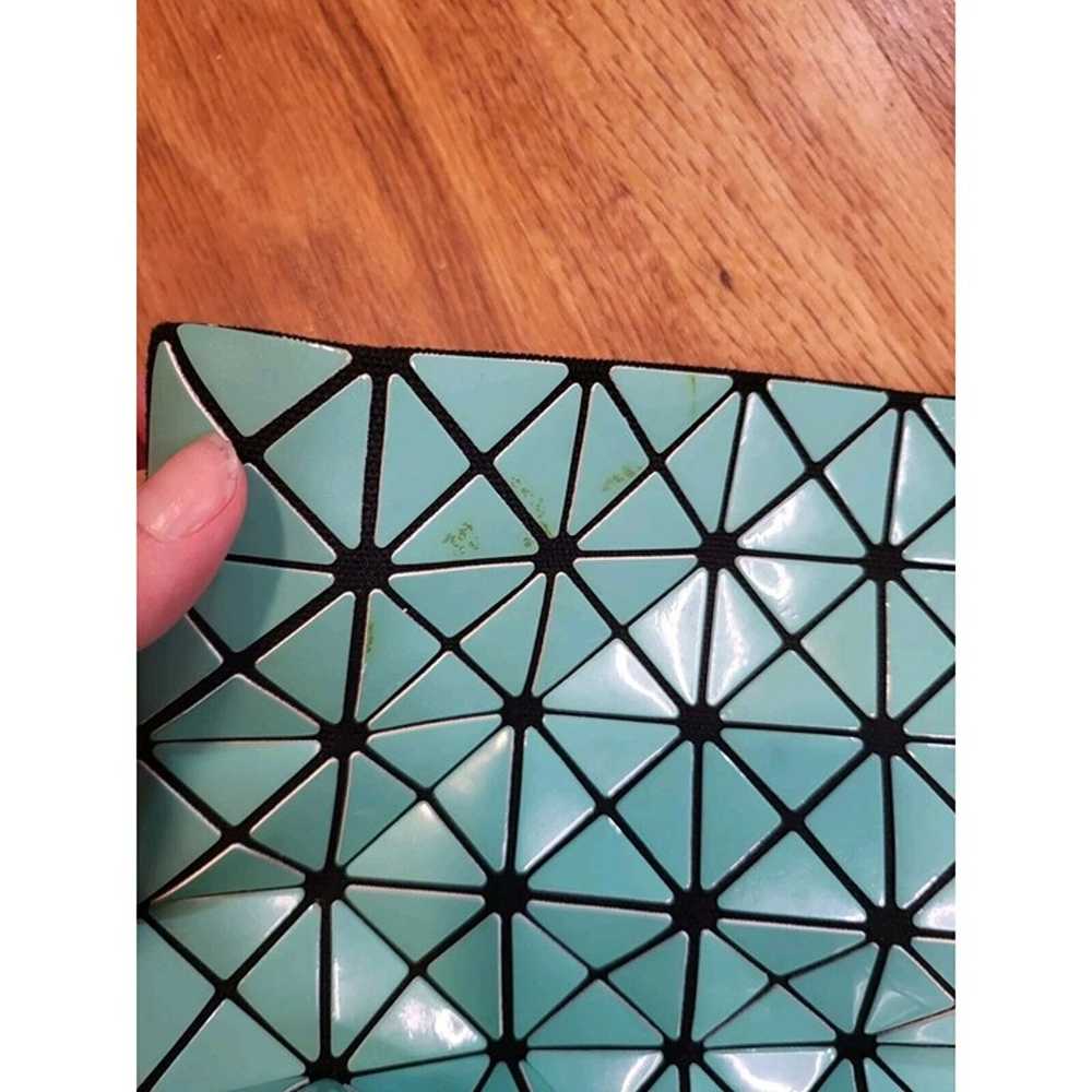 BAO BAO ISSEY MIYAKE Panel clutch bag ladies Teal… - image 4