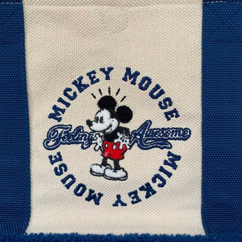 NWOT Disney Mickey Mouse Canvas and Sherpa Tote - image 4