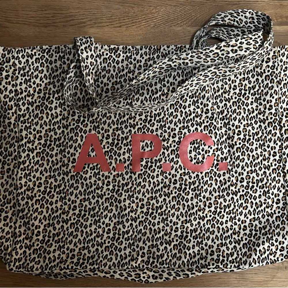 A.P.C. Leopard Tote Bag - image 1