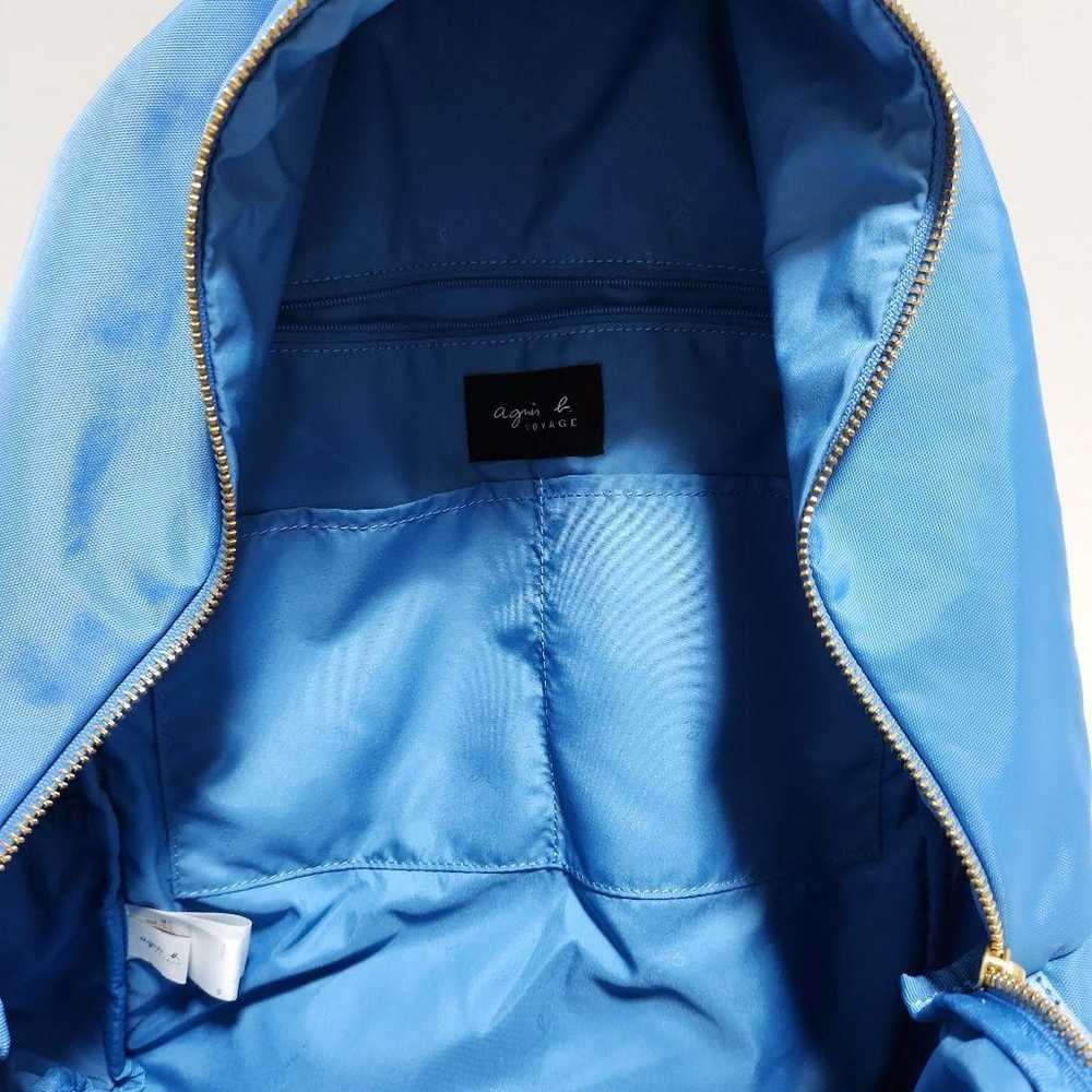 agnès b. blue nylon backpack - image 5