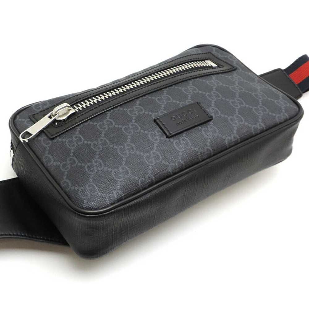 Gucci Gg Supreme Black Canvas Clutch Bag (Pre-Own… - image 3