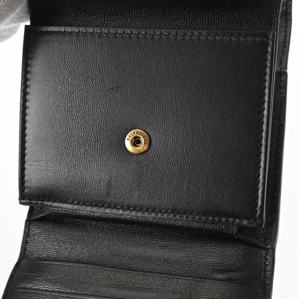 Balenciaga Hourglass Brown Leather Wallet (Pre-Ow… - image 12