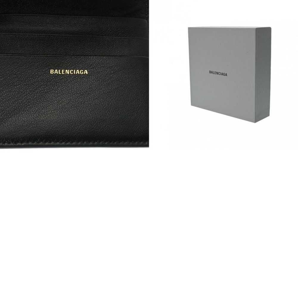 Balenciaga Hourglass Brown Leather Wallet (Pre-Ow… - image 6