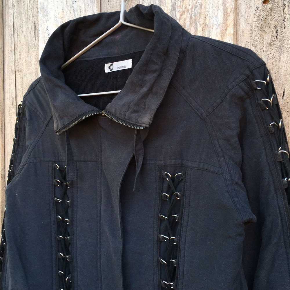 Japanese Brand Osmosis Zipper Button Jacket Lace … - image 3