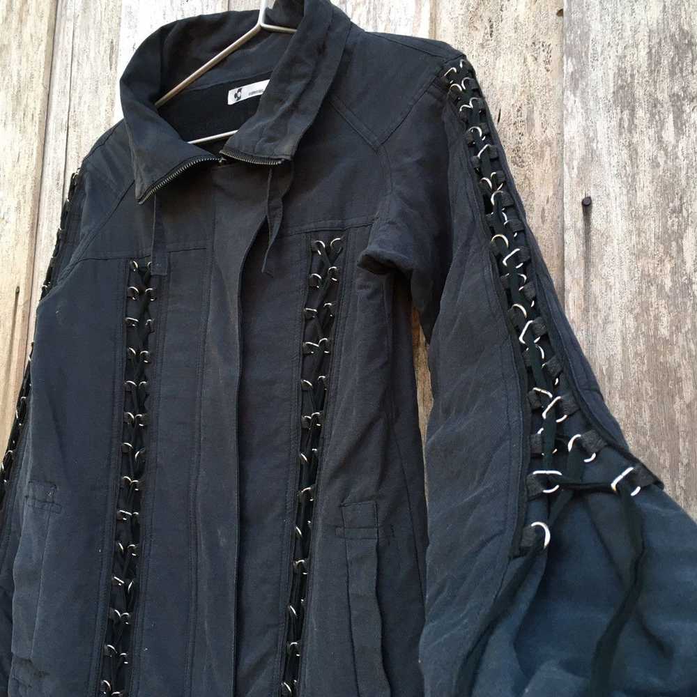 Japanese Brand Osmosis Zipper Button Jacket Lace … - image 5