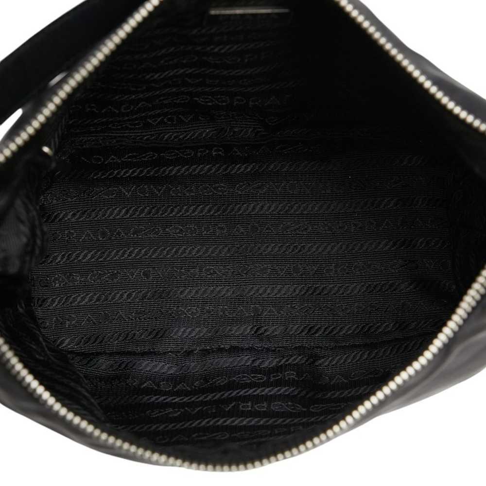 Prada Tessuto Black Synthetic Handbag (Pre-Owned) - image 5