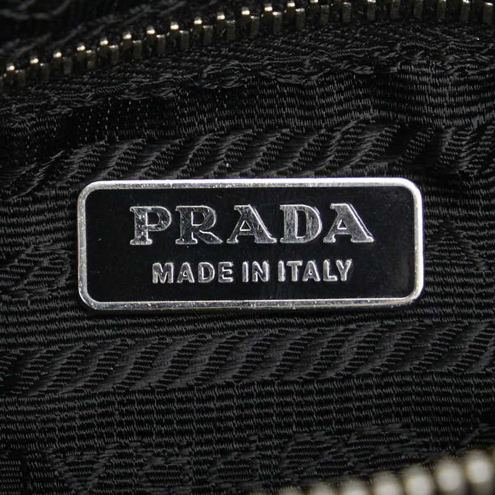 Prada Tessuto Black Synthetic Handbag (Pre-Owned) - image 9