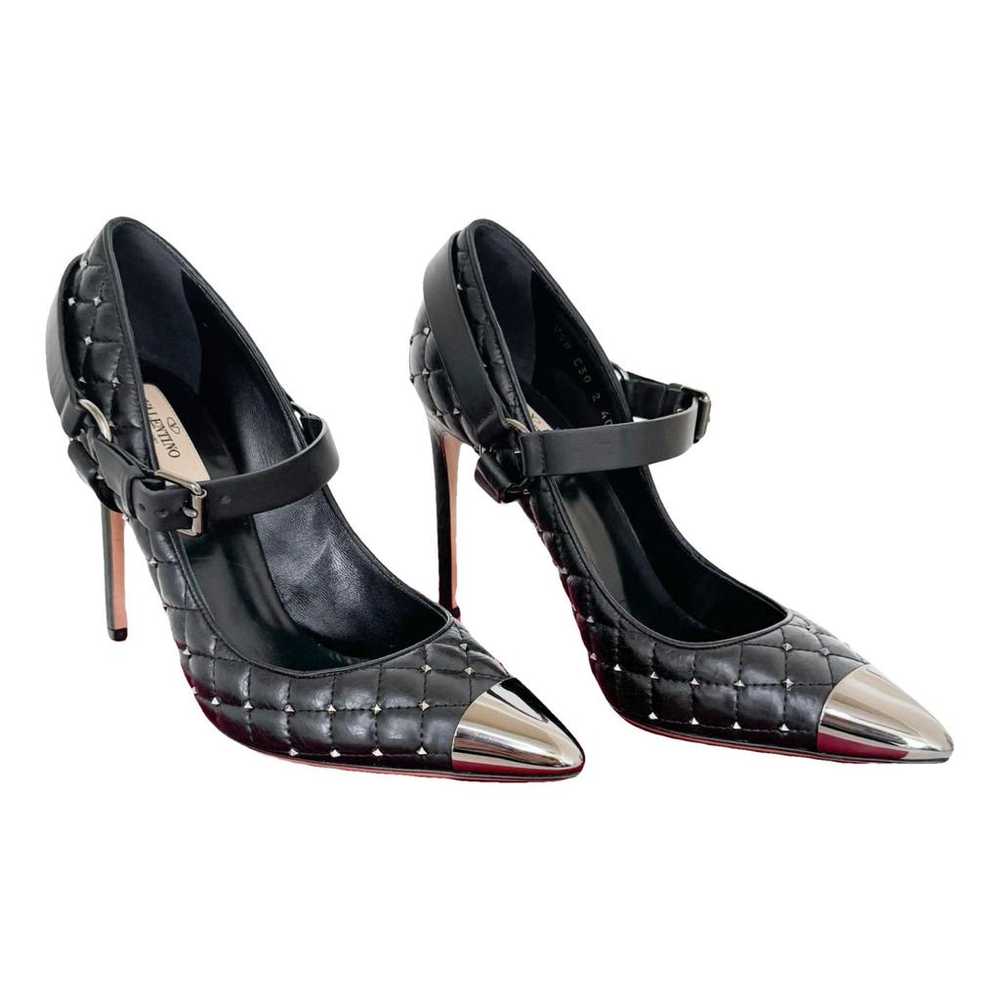 Valentino Garavani Rockstud Spike leather heels - image 1