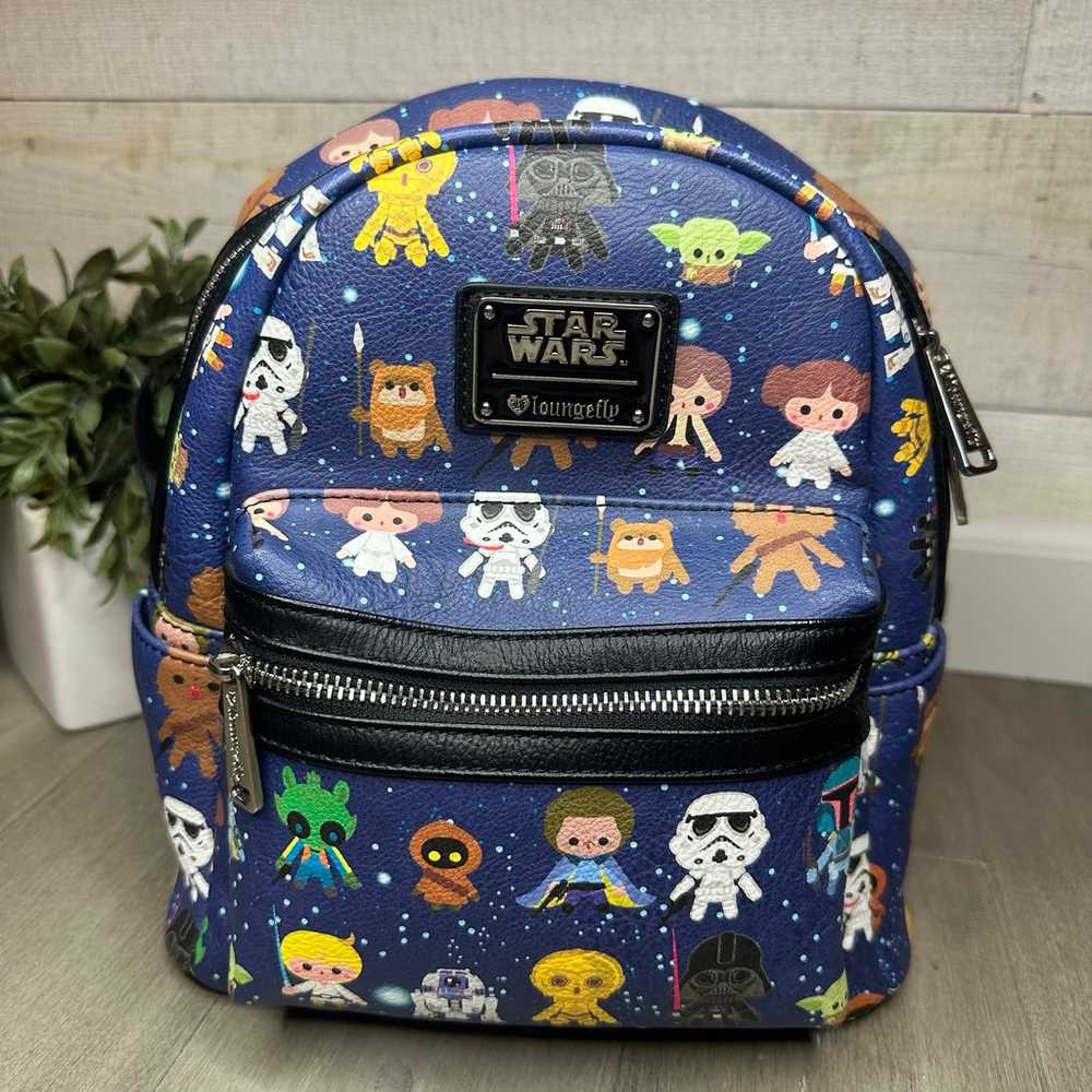 Disney Loungefly Star Wars Mini Backpack - image 3