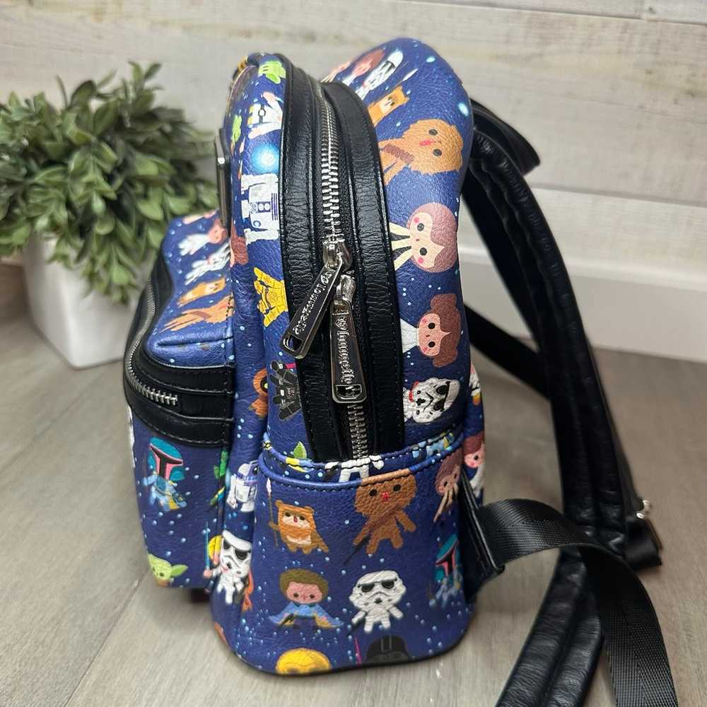 Disney Loungefly Star Wars Mini Backpack - image 9