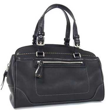 Brand new Coach black leather handbag for women.