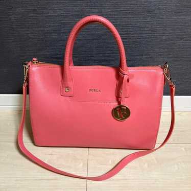 Furla Hand Shoulder Bag Pink - image 1