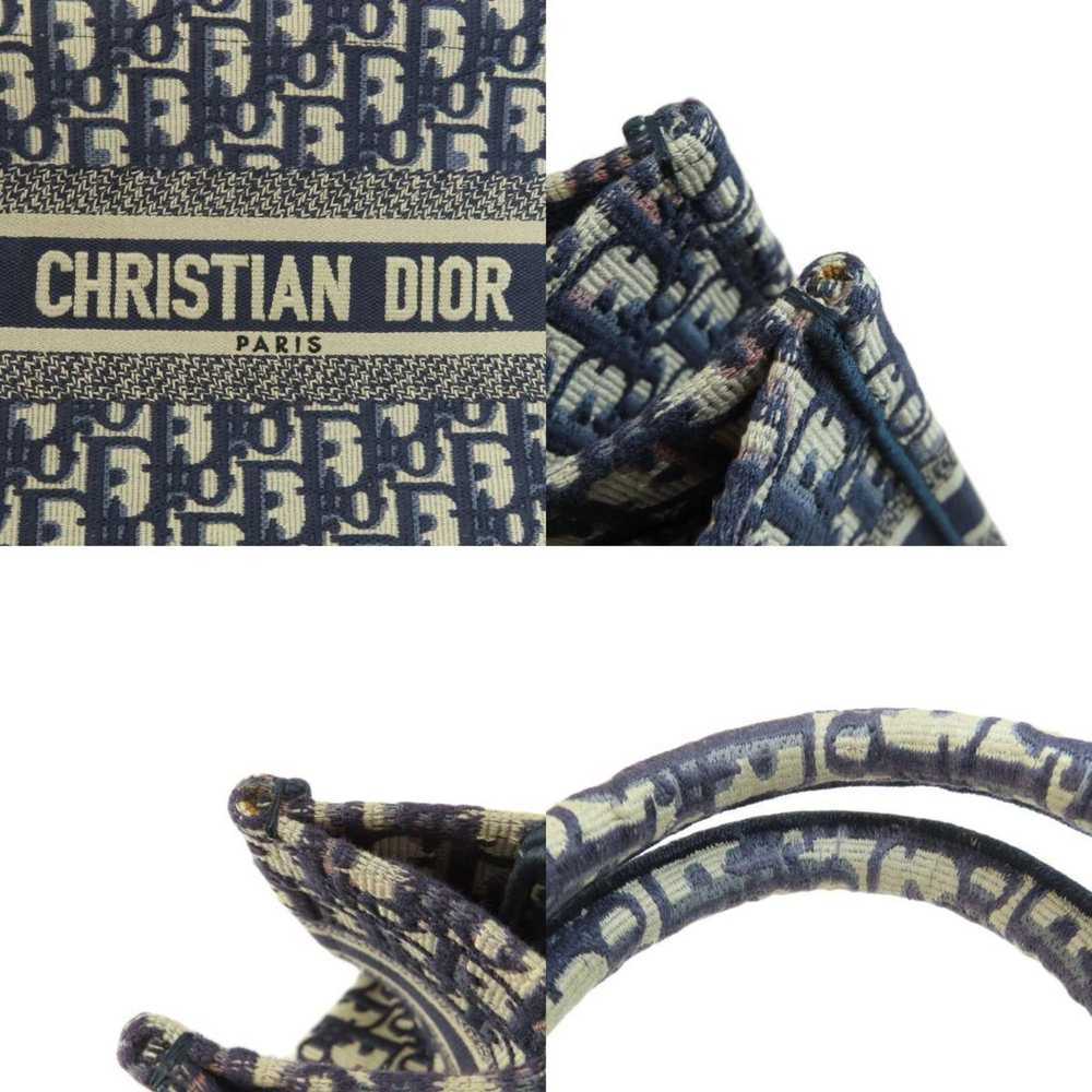 Dior Book Tote Beige Canvas Tote Bag (Pre-Owned) - image 10