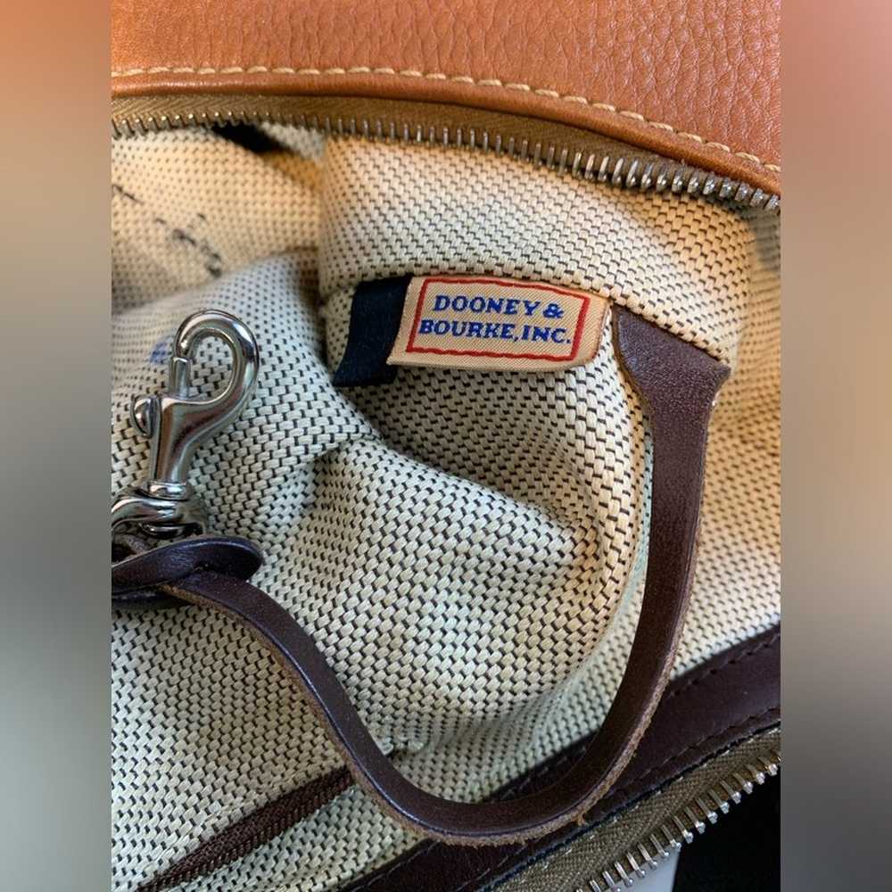 Dooney & Bourke Pebbled Camel Colored Leather Sho… - image 8