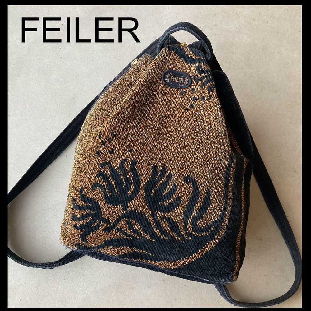 【FEILER】Feiler ★ Backpack One-shoulder 2WAY Black - image 1