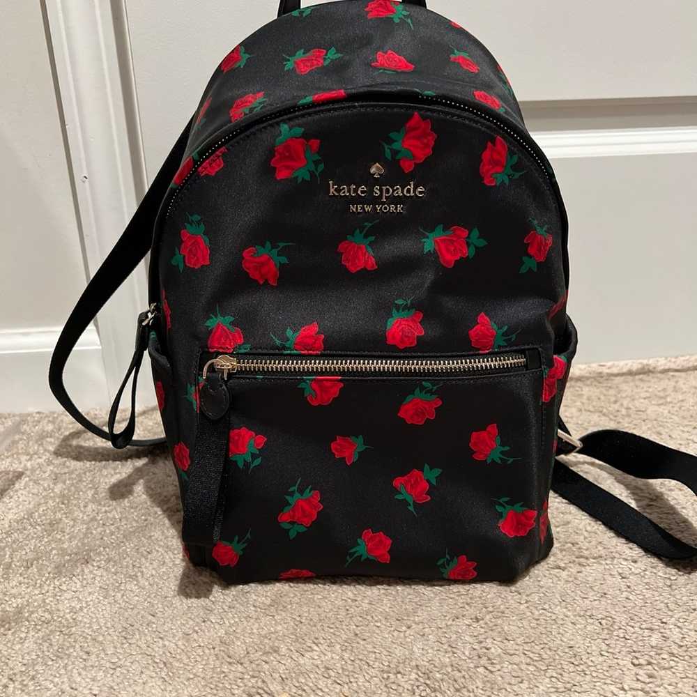 Kate spade roses backpack - image 1