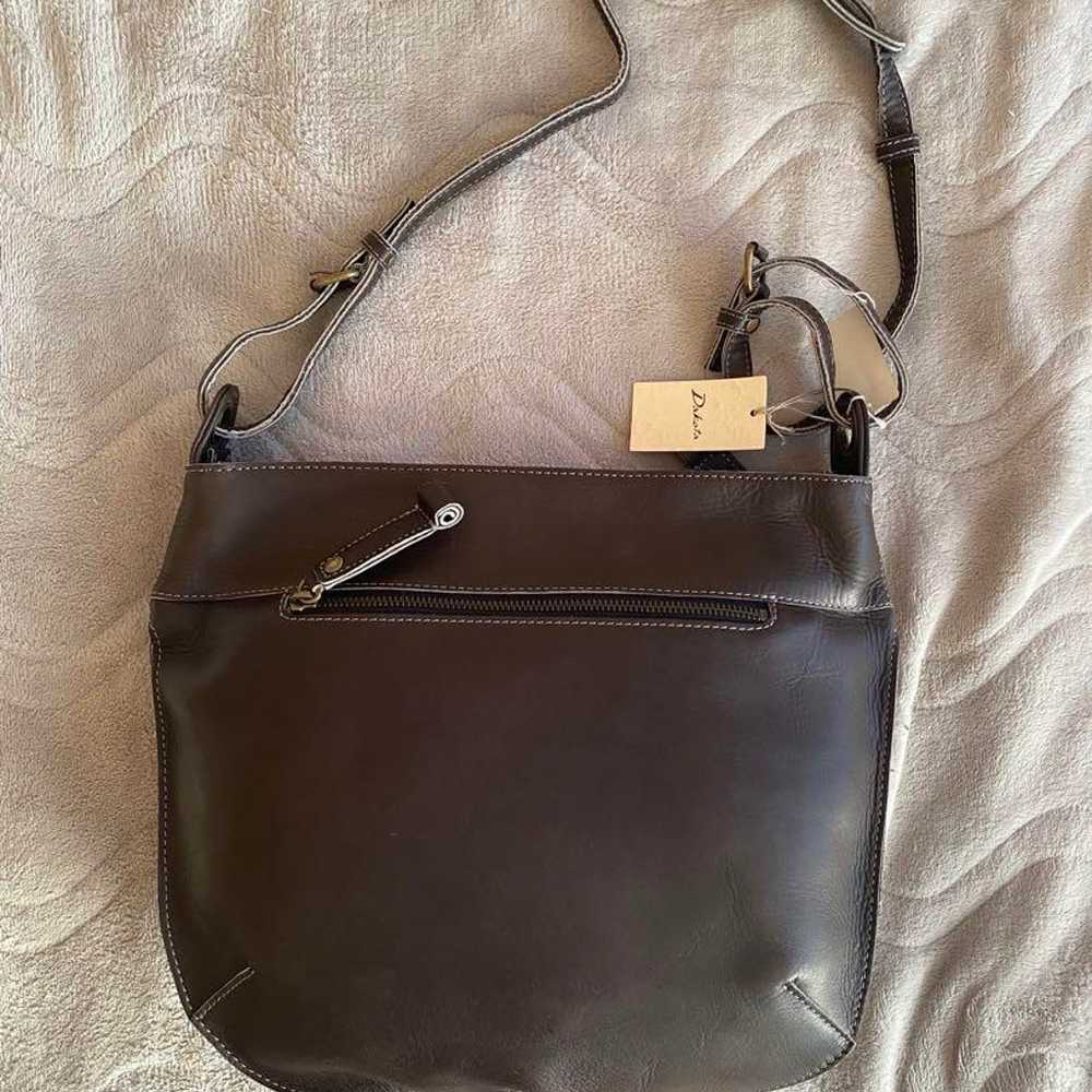 Dakota Dark Brown Leather Bag - image 2