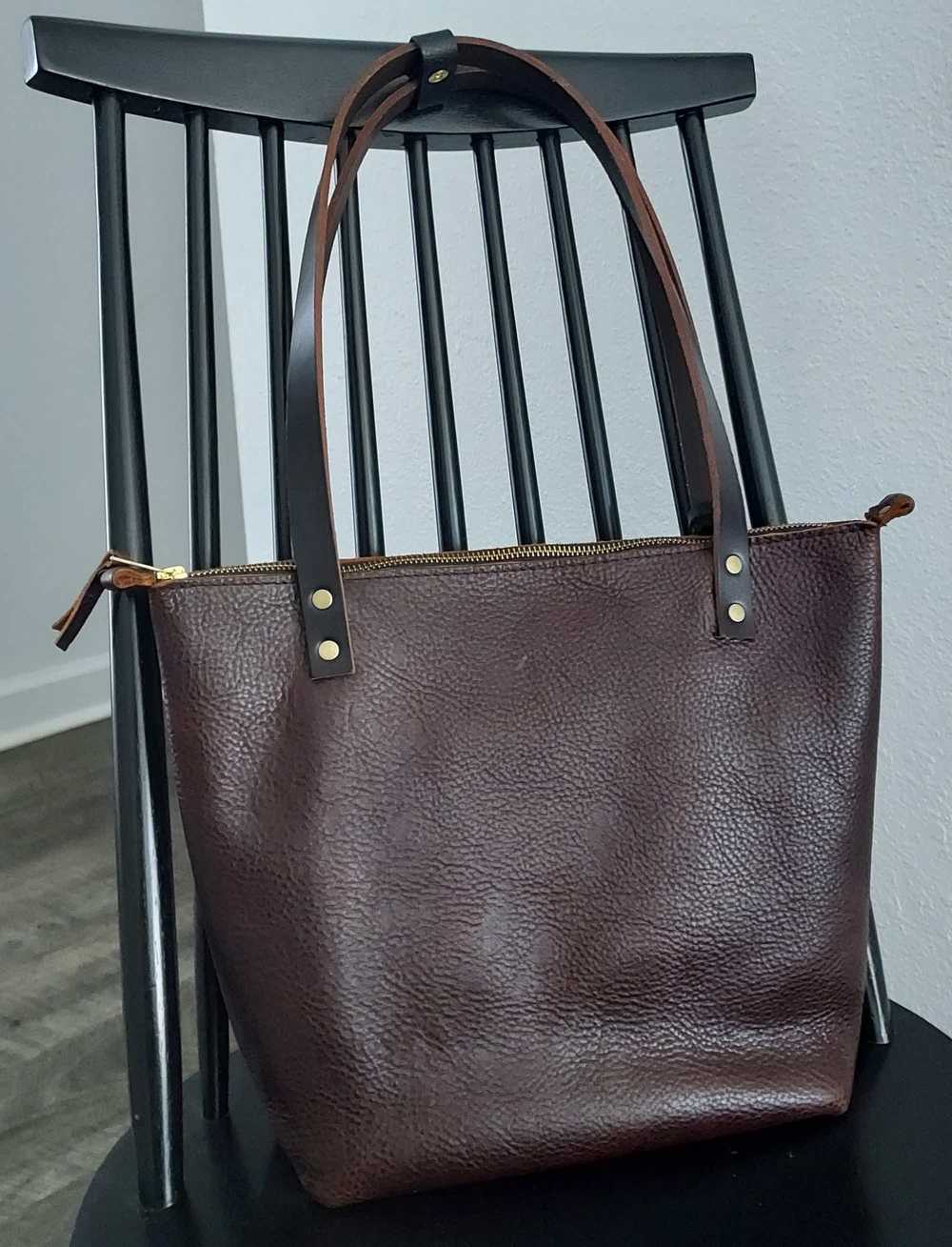 Portland Leather Leather Tote Bag - image 4