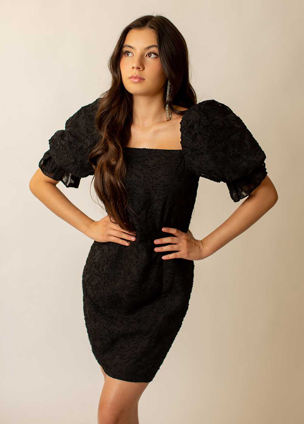 Joyfolie Livi Dress in Black - image 4