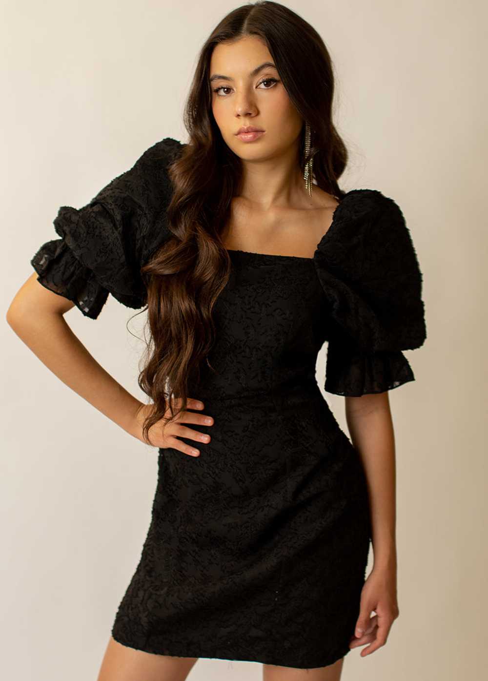 Joyfolie Livi Dress in Black - image 7