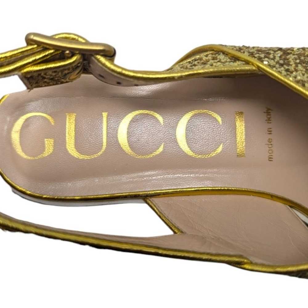 Gucci Leather sandal - image 8