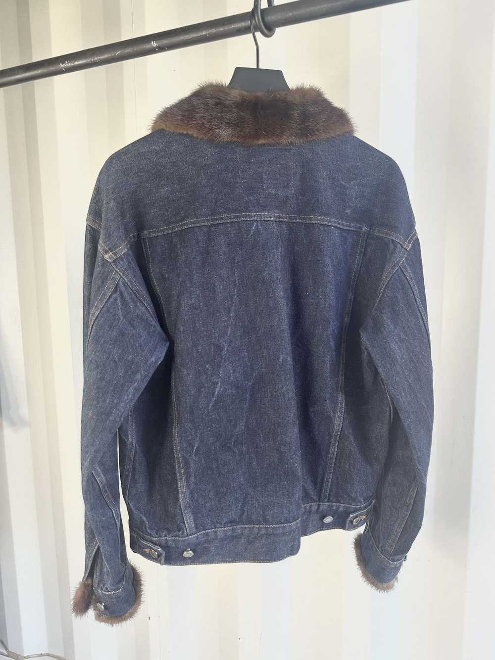 Gucci × Tom Ford Fur Collar Type 2 Denim Jacket - image 4