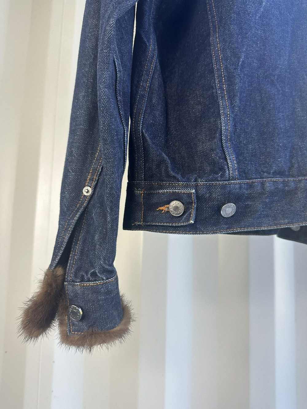 Gucci × Tom Ford Fur Collar Type 2 Denim Jacket - image 5