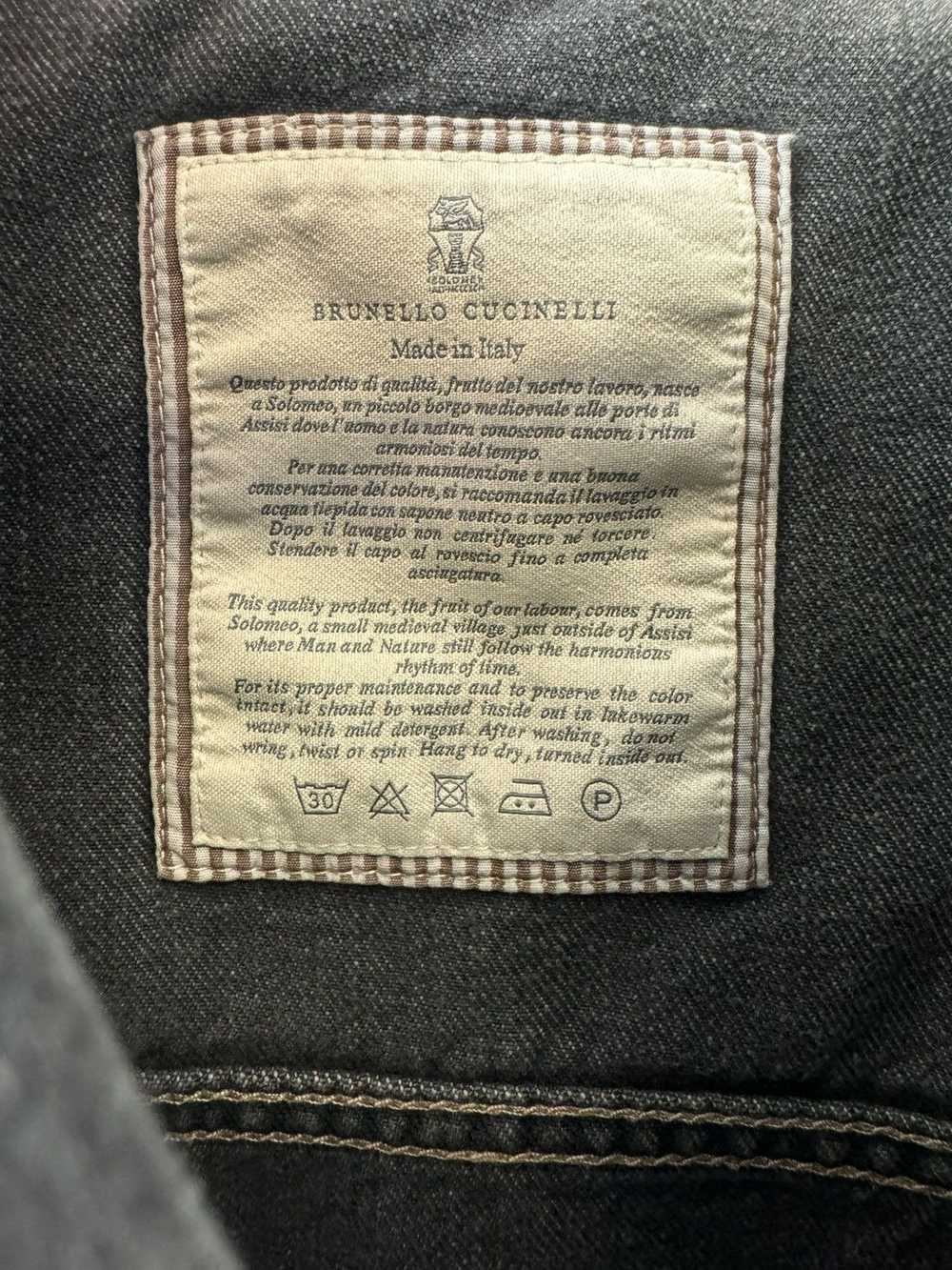 Brunello Cucinelli Brunello Cucinelli Denim Truck… - image 2