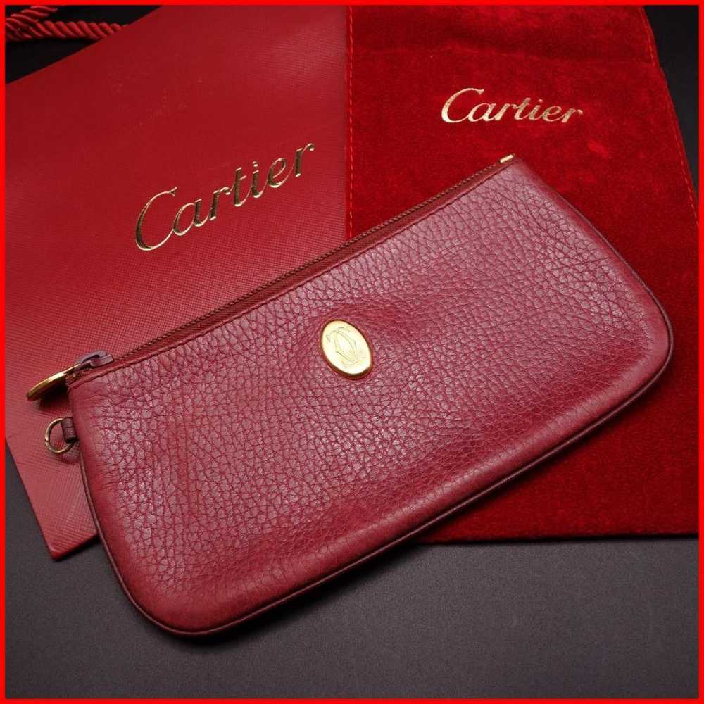 Genuine Cartier pouch in Bordeaux color C2. Comes… - image 1