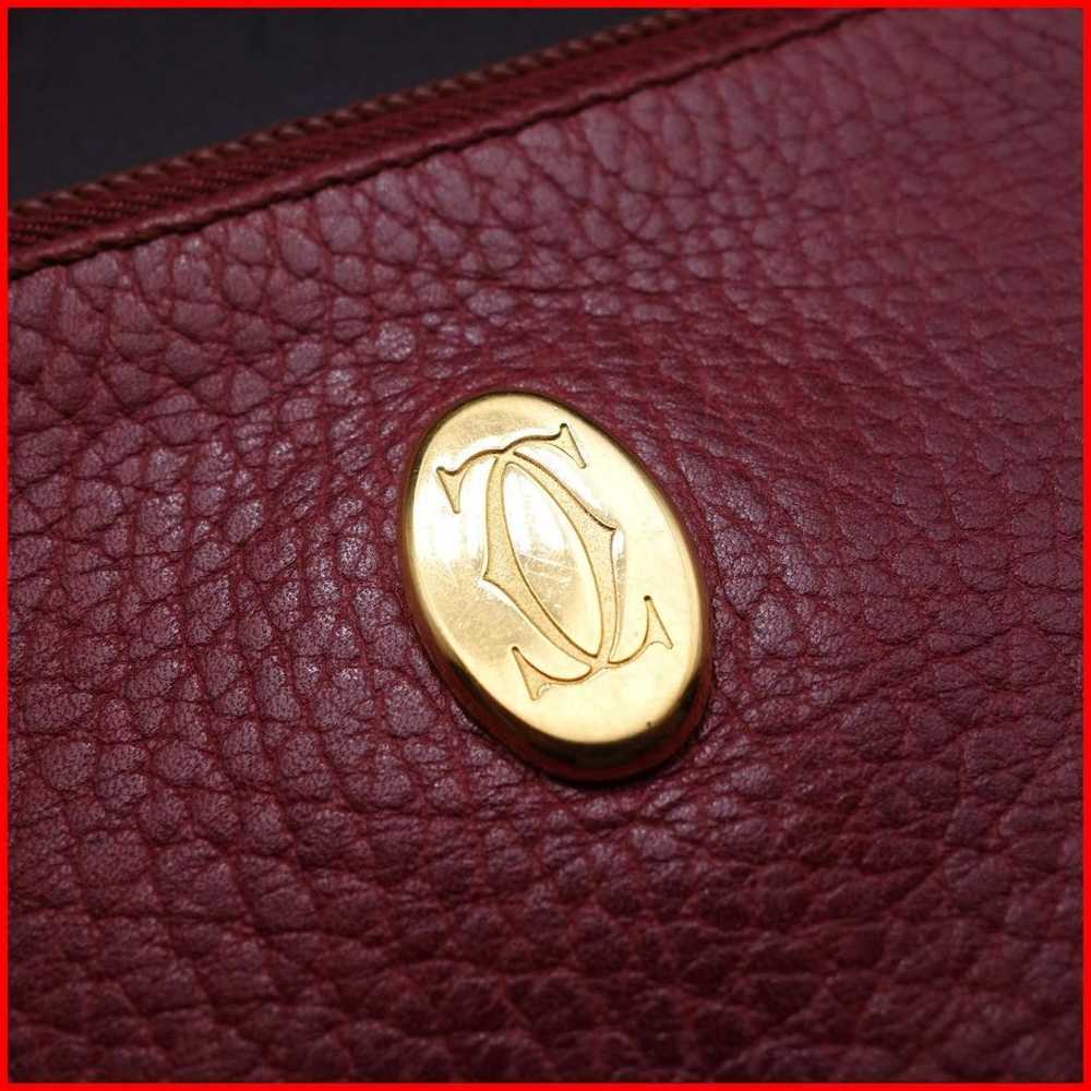 Genuine Cartier pouch in Bordeaux color C2. Comes… - image 5