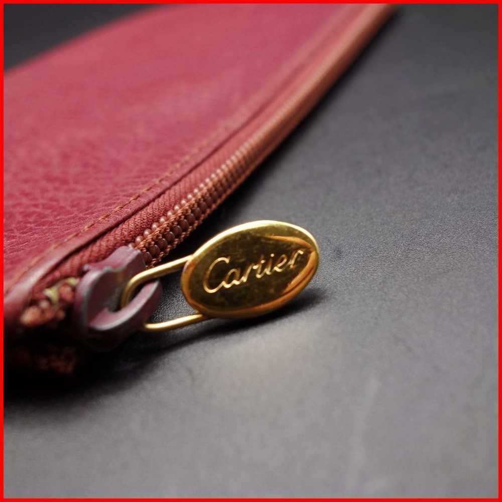 Genuine Cartier pouch in Bordeaux color C2. Comes… - image 6