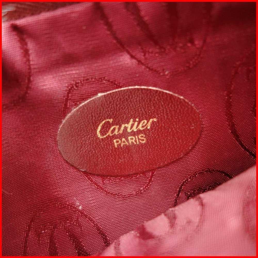 Genuine Cartier pouch in Bordeaux color C2. Comes… - image 8