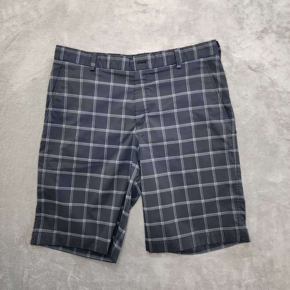 Nike Nike Charcoal Gray Checkered Golf Shorts Siz… - image 1