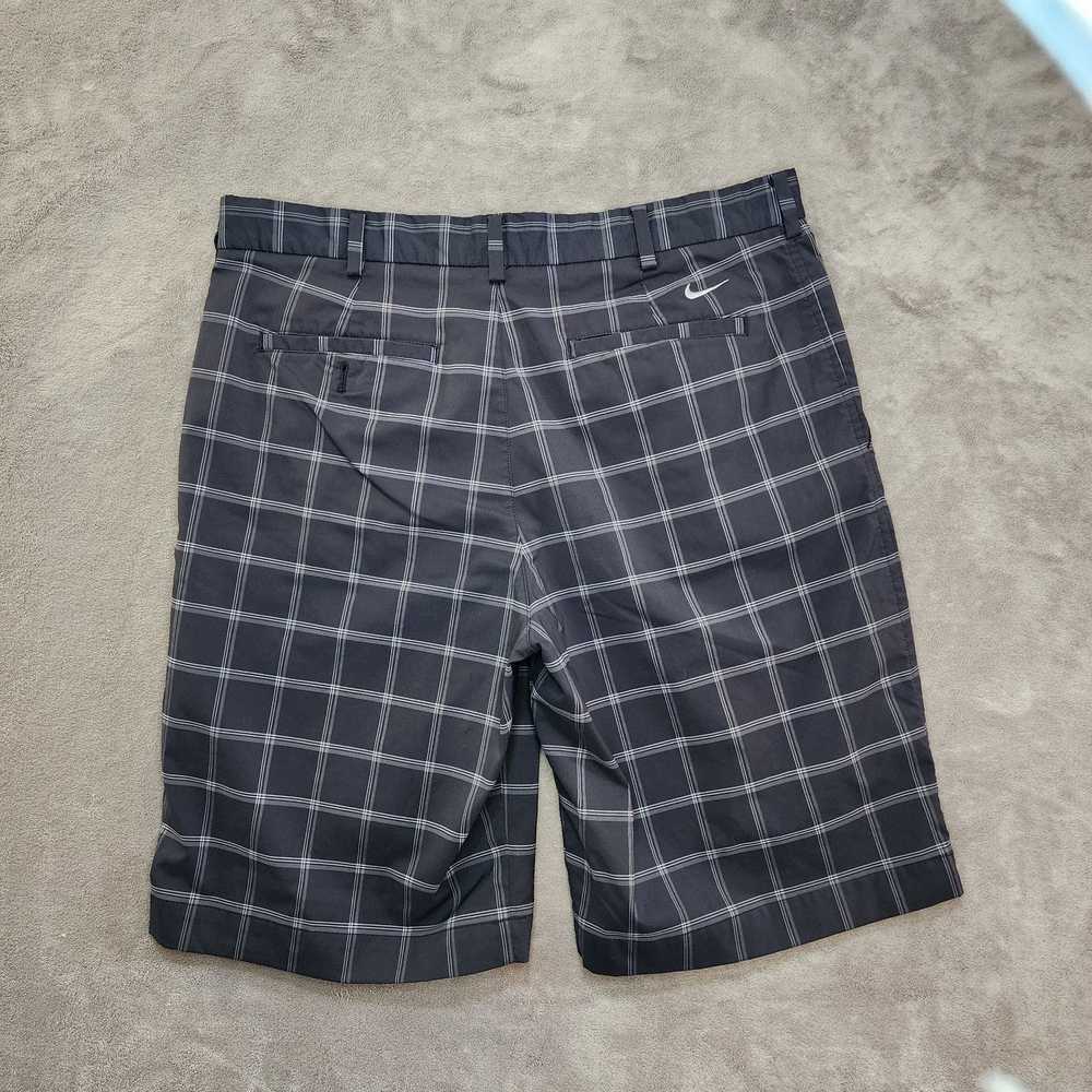 Nike Nike Charcoal Gray Checkered Golf Shorts Siz… - image 2