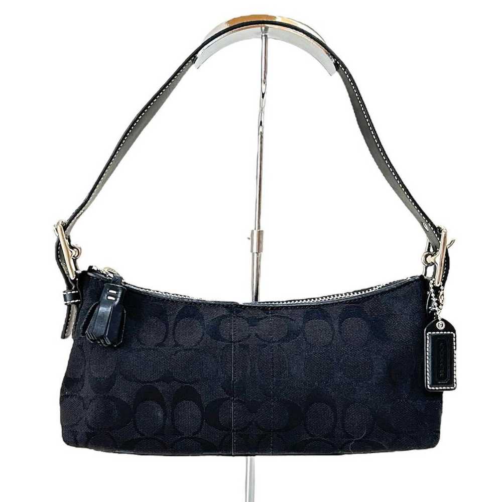 COACH Signature Demi Bag One-Shoulder Black Y2K - image 2