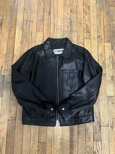 Zara Zara X rhuigi genuine leather jacket