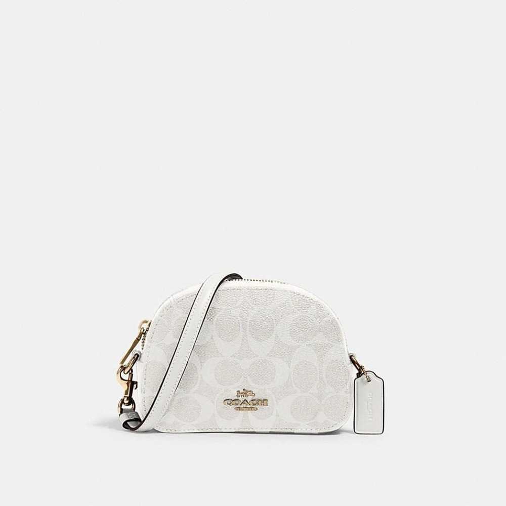 Coach Mini Serena Crossbody In Signature Canvas - image 1