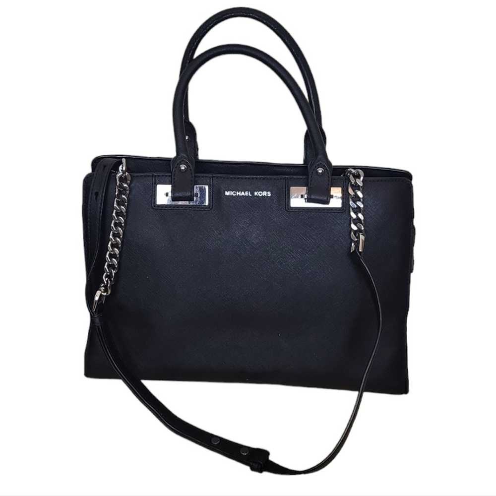 Michael Kors Quinn Saffiano Leather Satchel - image 1