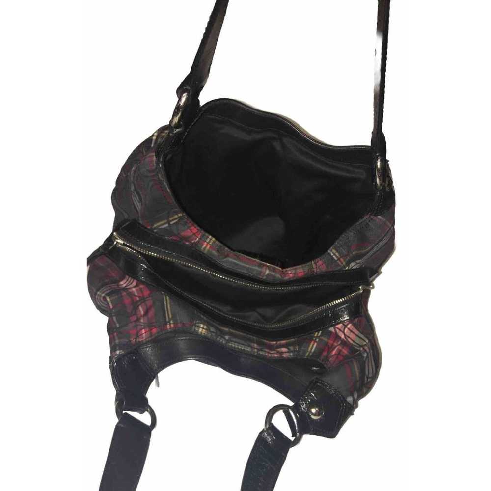 Coach Soho Lynn Black Tartan Plaid Shoulder Handb… - image 3