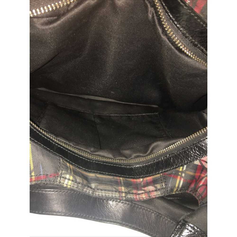 Coach Soho Lynn Black Tartan Plaid Shoulder Handb… - image 7