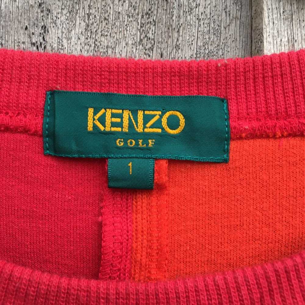 Designer × Kenzo × Vintage Vintage Kenzo Golf Cre… - image 5