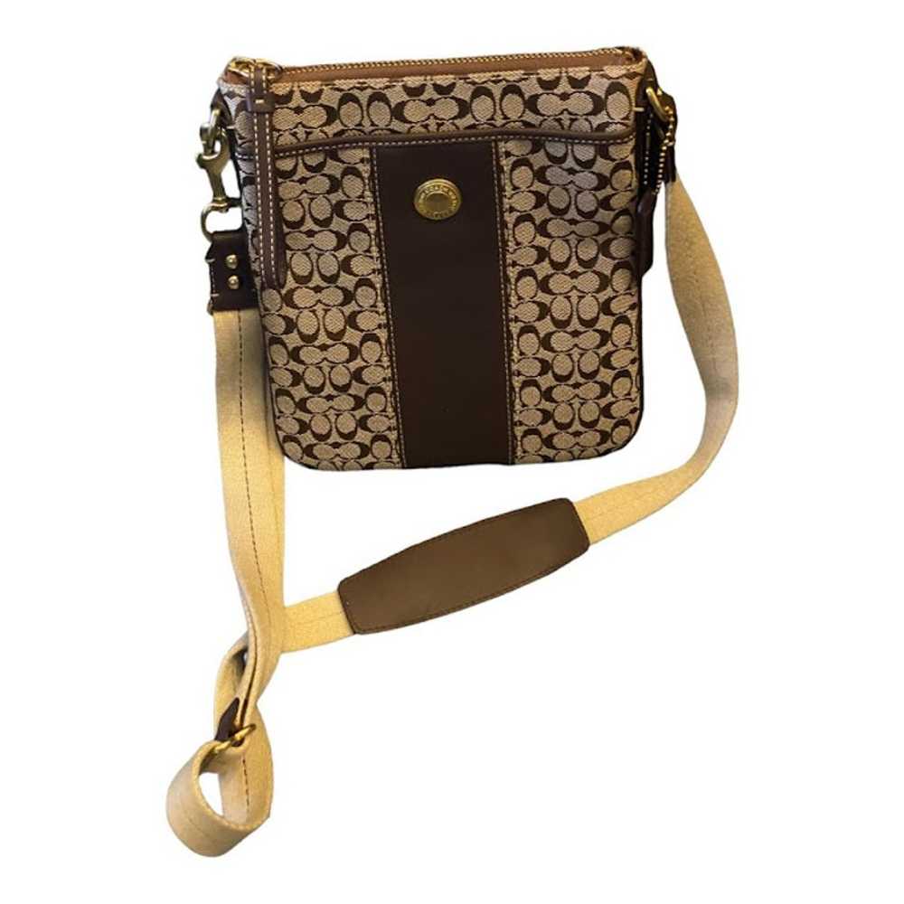 Coach Signature Canvas Crossbody Brown Classic Bo… - image 1