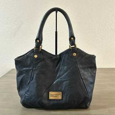 Marc by Marc Jacobs Classic Q Black Pebbled Leathe