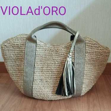 Brand new VIOLAd'ORO Viola d'Oro basket bag.