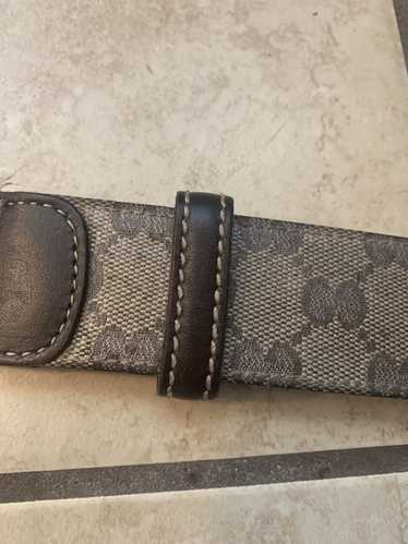 Gucci Vintage Gucci belt tan double g patterns and