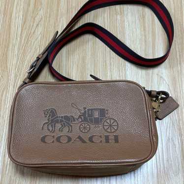 Coach Shoulder Bag Brown Logo - image 1